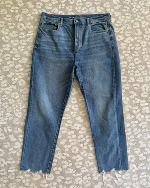 American Eagle Outfitters High Rise Blue Jeans thumbnail 1