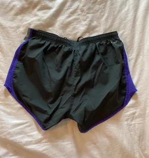 Nike Gray/Purple Running Shorts thumbnail 2