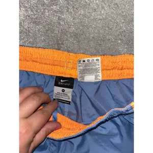 Nike Womens Athletic Running Shorts blue orange Trim Size m‎ 531774-494 VTG thumbnail 3