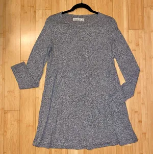 Grey Knit Dress thumbnail 1
