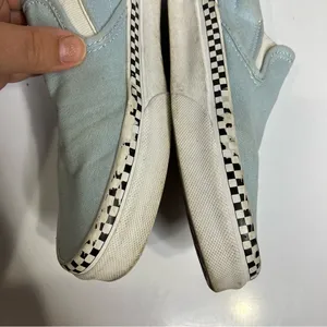 Vans low top trainers‎ sneakers light blue white thumbnail 6