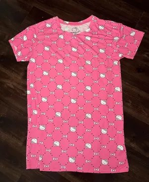 Hello Kitty Nightgown Sleepwear Size Medium thumbnail 1