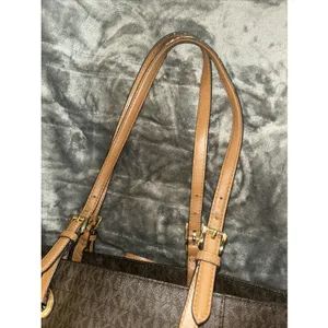 Michael Kors‎ Jet Set Travel Large Mk Signature Logo Tote Handbag Brown 30S11T4B thumbnail 7