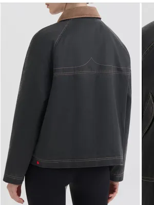 Hunter Bex Washed Wax Hunting Jacket Black Small NWT thumbnail 2