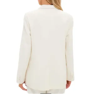 NWD Tuckernuck Cream Wool Warner Blazer Two Button Women’s Size Small thumbnail 3