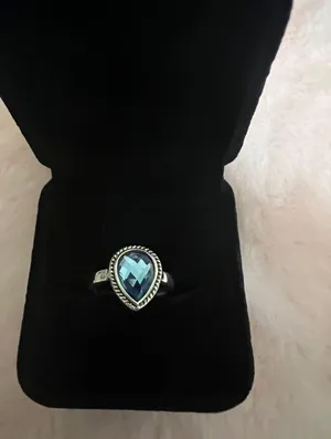 Women’s Stainless Steel Silver Ring Size 6 thumbnail 1