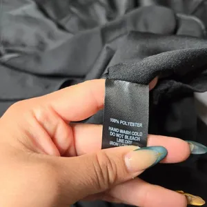 Lulus Black Tie‎ Optional Satin Ruffled Midi Dress thumbnail 10