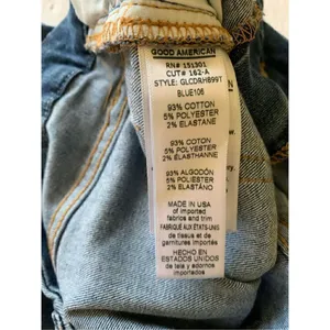 Good American Good Legs Jeans Size 00 24 Cut 162-A GLCDRH899T thumbnail 5
