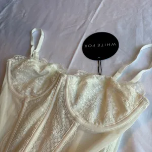 White Fox White Corset Top thumbnail 3