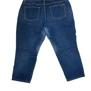 Michael Kors Womens Cropped Skinny Jeans‎ Size 10 Blue Denim Stretch 34X22.5 thumbnail 5