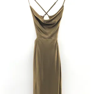Shona‎ Joy Thalia Bias Cut Out Midi Dress in Cumin thumbnail 6