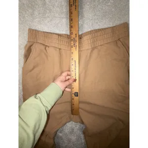 womens nuuds wide‎ leg sweatpants brown xl thumbnail 9