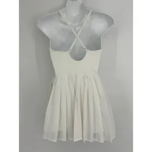 OFFLINE by Aerie Real Me Pleated Tennis Dress Small White Activewear Athleisure thumbnail 9