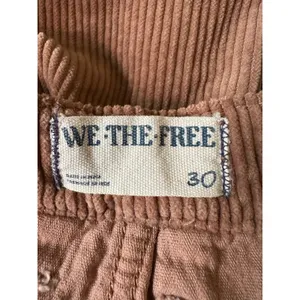 Free People Good Luck Cord Barrel Jeans Tan Brown Neutral Size 30 Corduroy thumbnail 11
