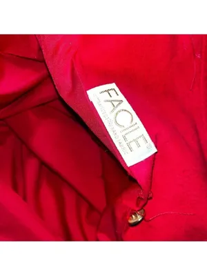RARE 50’S HELGA RED ULTRA-SUEDE Vintage COAT with BELT 60s Da-rue of California thumbnail 6