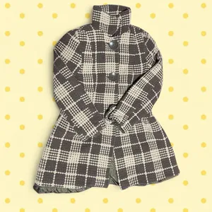 Macy's Plaid peacoat thumbnail 2