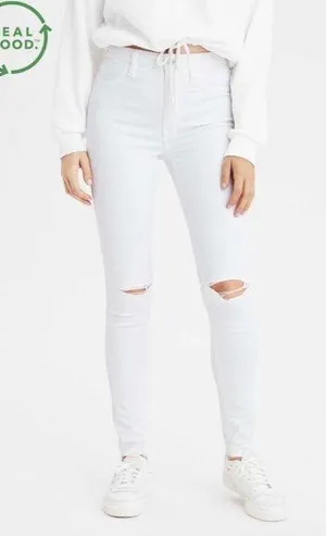 American Eagle White  jeans long thumbnail 3