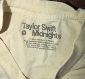 taylor swift midnights tee !! oct 21 2022 concert style graphic 13 tracks thumbnail 5