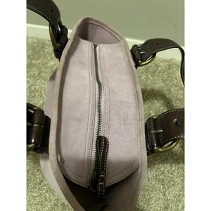 Y2K Vintage Rare Coach Lavender Soho Suede Tote 2004 thumbnail 16