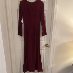 STAUD Deep Red Maxi Dress thumbnail 2