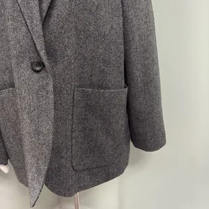 Madewell Larson Herringbone Blazer XXL thumbnail 7