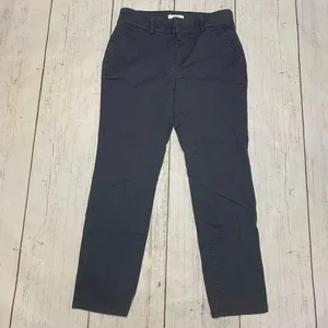 Ann Taylor Loft Working Core Roll Cuff Girlfriend Cut Twill Chinos Pants thumbnail 2