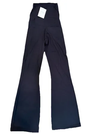 Seraphine Active Maternity Flare Leggings Over The Belly Buttery Soft XS Black thumbnail 1