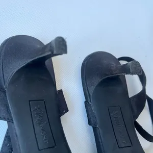 Fioni Nights Satin Kitten Heel Sandals Womens Size 8.5 Strappy Y2K Glam Cocktail thumbnail 13