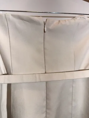 Hutch x Anthropologie White Twofer Tube Top Strapless Corset Style Size 8 thumbnail 12
