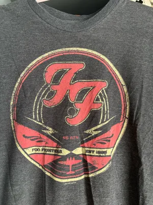 foo fighters 2013 merchandise tee Gray Size M thumbnail 2