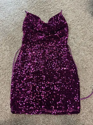 Lucy in the Sky Sequin Dress Pink thumbnail 1