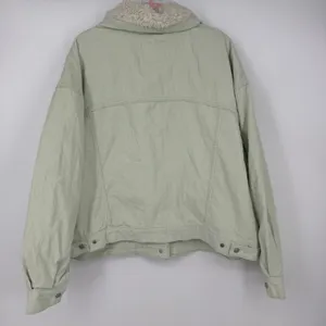 Levi's Trendy Plus Size Faux-Sherpa Baby Baggy Trucker Jacket Sz 3X thumbnail 3