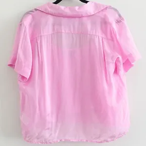 J.Crew Light Bubblegum Pink 2-PC Button Down Blouse & Tank Top 2PC Set Size 4 thumbnail 3