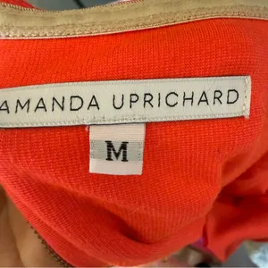 AMANDA UPRICHARD Sweetheart Neck Strapless Ponti Dress Mini Neon Orange‎ Medium thumbnail 7