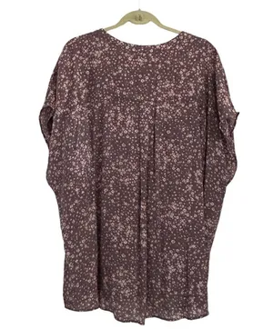 Torrid Purple Lindsay Button-Front Dolman Top Size 3 or 3X or 22-24 thumbnail 4