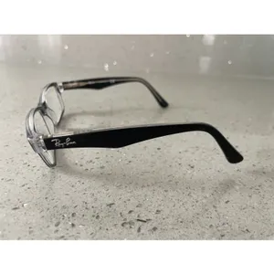 Ray-Ban RB 1530 3529 46-16-125 Black Crystal Full Rim Eyeglasses Frames ONLY thumbnail 3