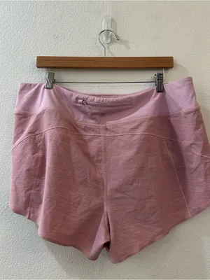 ATHLETA Run With It Textured 3.5”‎ Short Pink Size x-Large thumbnail 7