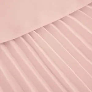 NWT Cider Pink Boat Neck Pleated A-Line Mini Dress Size S US 4 Coquette Ballet thumbnail 4
