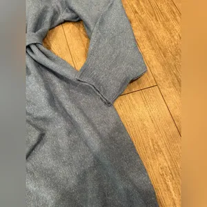 Blue Belted Sweater Dress thumbnail 9