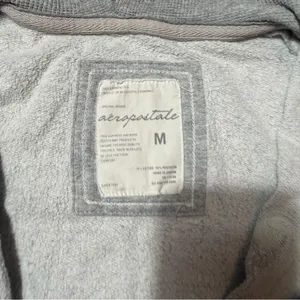 Y2K Aeropostale Graphic Zip Front Hoodie Womens Medium thumbnail 6