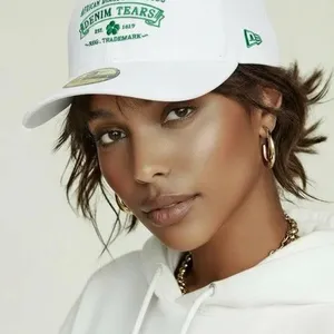 Denim tears White and Green Cap size 7 1/8 NWT thumbnail 1