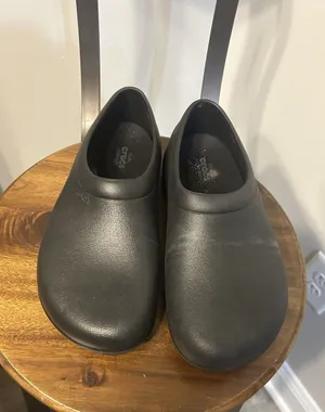 Crocs Dual Comfort Lock Slip On Slip Resistant Clog Black Women 10 Men 8 Unisex thumbnail 1