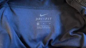 Nike Blue Striped  Running Shirts thumbnail 3