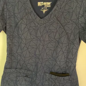 Grey’s Anatomy Professional Wear by BARCO Active Scrub Top Blue Small thumbnail 6