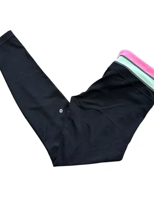 Lululemon RARE Women’s Size 10 Quilt Reversible Black Wunder Under Leggings thumbnail 5