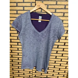 Harley Davidson Purple Burnout V Neck Tee Size Small‎ thumbnail 3