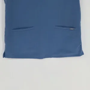 Figs Women's Casma Three-Pocket Scrub Top Size Small Blue V Neck Hospital Office thumbnail 7