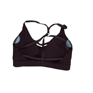 Nike Indy Dri-FIT Sports Bra Womens Petite Small Burgundy Strappy thumbnail 5