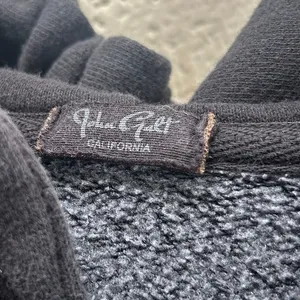 Brandy Melville John Galt Black CRYSTAL HOODIE one size thumbnail 8