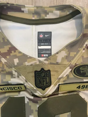 NFL Dri-Fit, Team Apparel, Military Tribute, San Francisco 49ers Jersey thumbnail 2